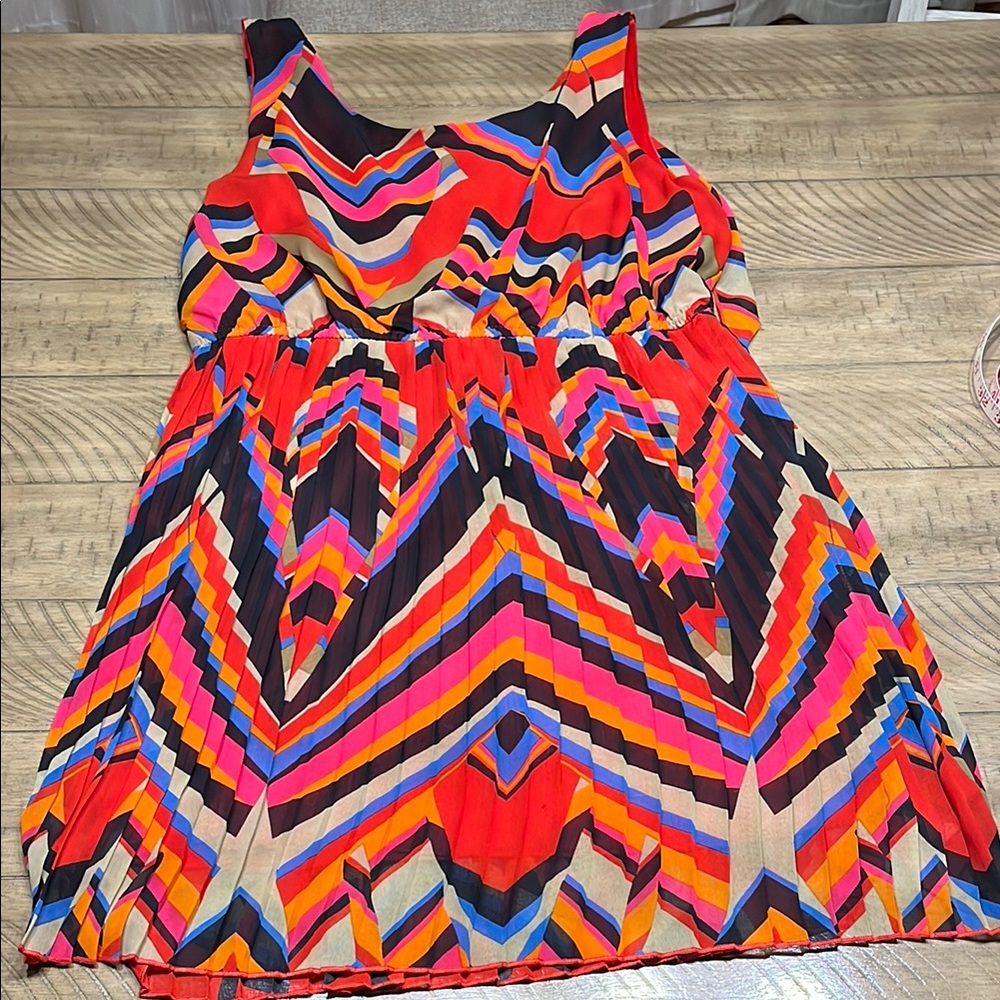 Colorful Geometric Women’s Dress